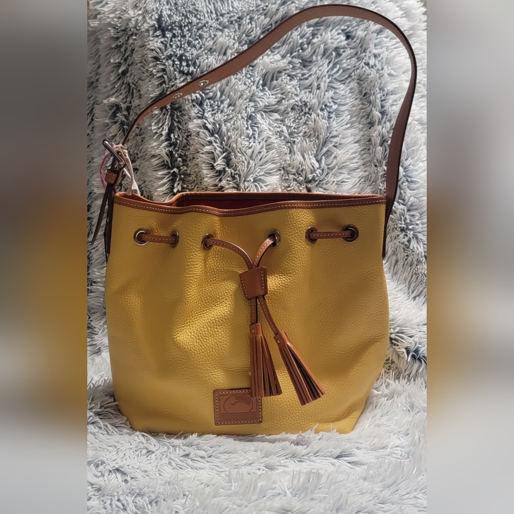 Dooney & Bourke Aimme Drawstring Lemon color